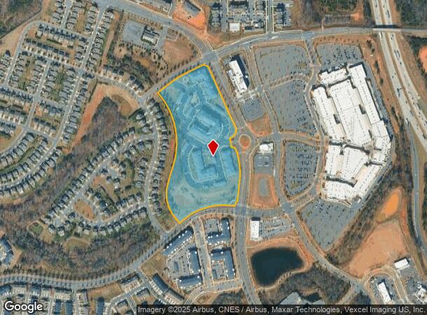  7015 Skye Bridge Way, Charlotte, NC Parcel Map