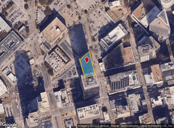  1201 Pacific Ave, Dallas, TX Parcel Map