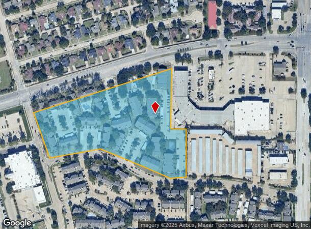 2750 E Trinity Mills Rd, Carrollton, TX Parcel Map