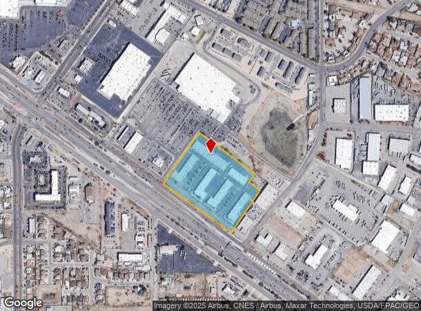  10737 Gateway Blvd W, El Paso, TX Parcel Map