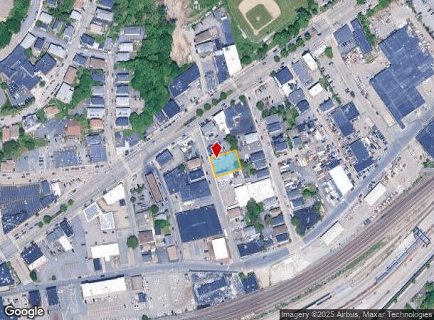  6 Plum St, Worcester, MA Parcel Map
