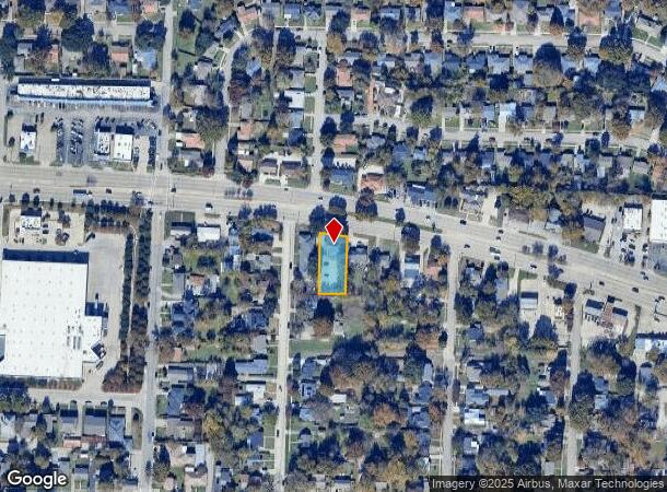  1203 W University Dr, Mckinney, TX Parcel Map