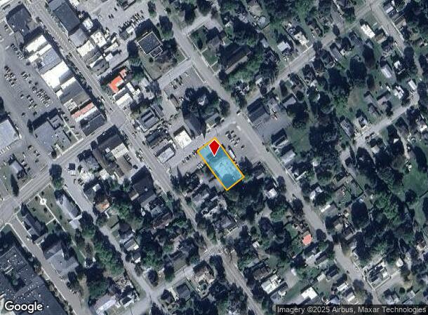 6 Chestnut Ave, Dansville, NY Parcel Map