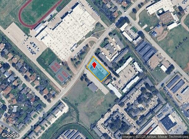 321 Sw Thomas St, Burleson, TX Parcel Map