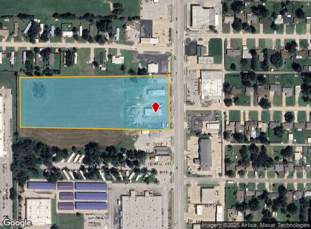  3212 N 14Th St, Ponca City, OK Parcel Map