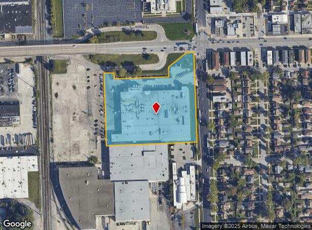  2200 S 25Th Ave, Broadview, IL Parcel Map