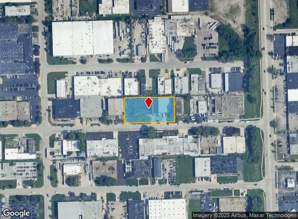  100 W Interstate Rd, Addison, IL Parcel Map