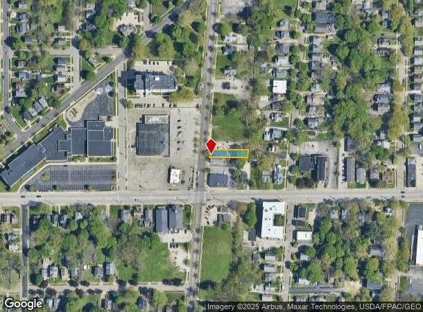  633 N Howard St, Akron, OH Parcel Map
