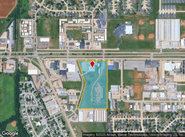 600 E Main St, Yukon, OK Parcel Map