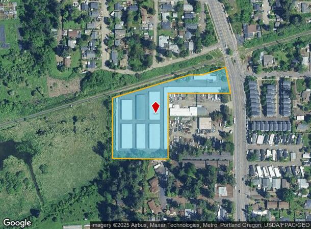  5803 Se 122Nd Ave, Portland, OR Parcel Map