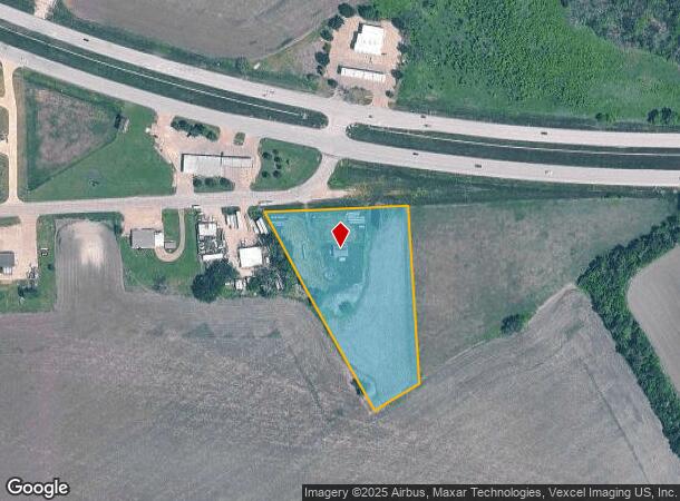 10347 W Ennis Ave, Ennis, TX Parcel Map