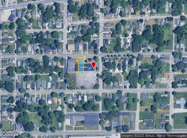 1525 W 14Th St, Anderson, IN Parcel Map
