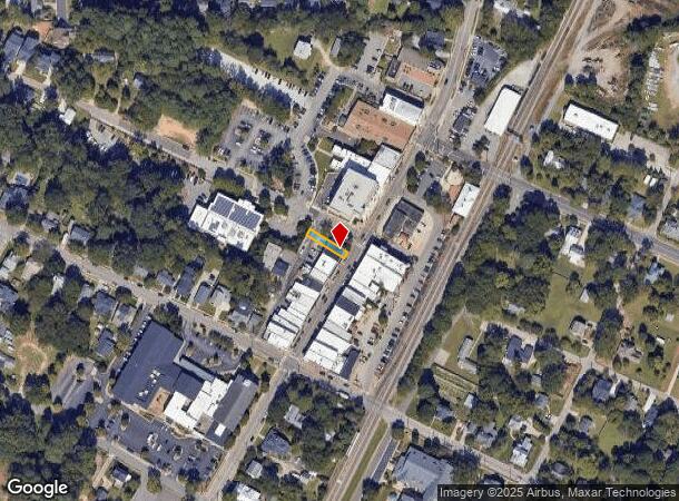 127 N Salem St, Apex, NC Parcel Map