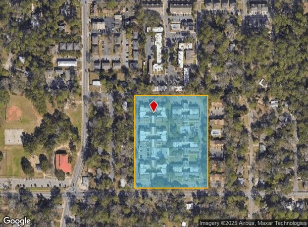  1832 Jackson Bluff Rd, Tallahassee, FL Parcel Map