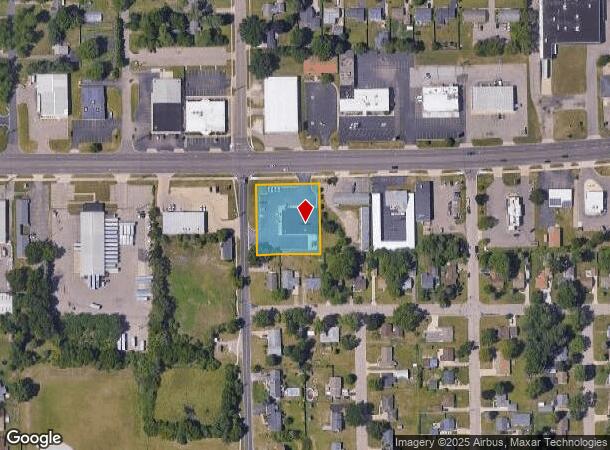1405 Columbia Ave W, Battle Creek, MI Parcel Map