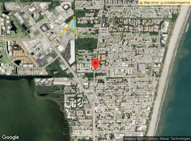  260 W Central Blvd, Cape Canaveral, FL Parcel Map