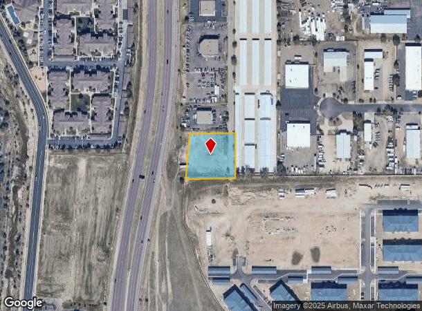  1250 Ainsworth St, Colorado Springs, CO Parcel Map