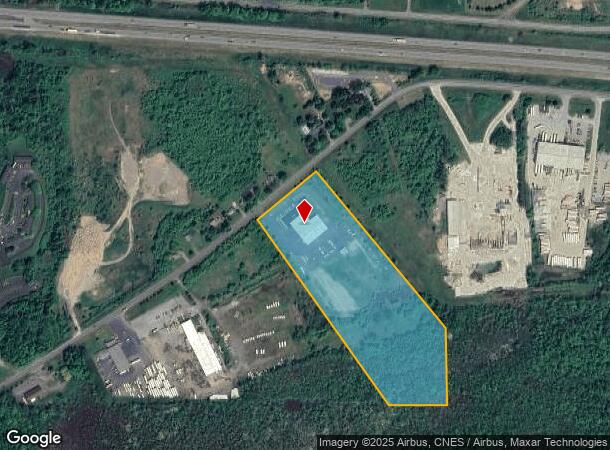 6055 Loomis Rd, Farmington, NY Parcel Map