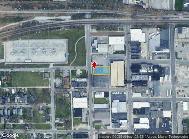 1707 S Harrison St, Fort Wayne, IN Parcel Map