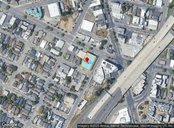 2201 Brush St, Oakland, CA Parcel Map