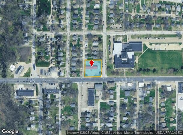 1324 E Locust St, Davenport, IA Parcel Map