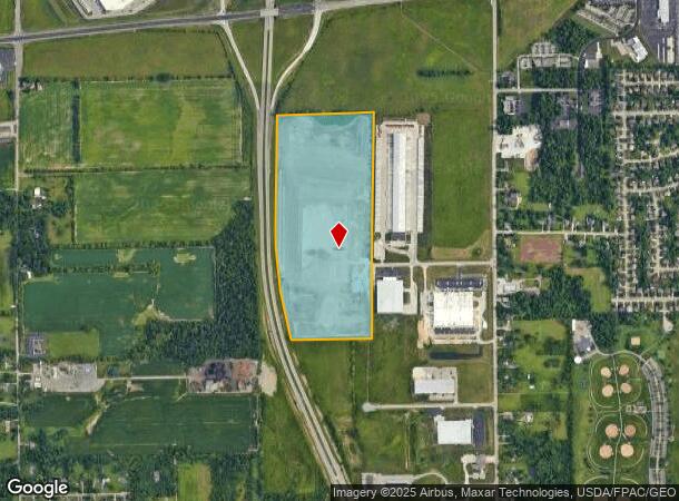  1669 Capstone Way, Vandalia, OH Parcel Map