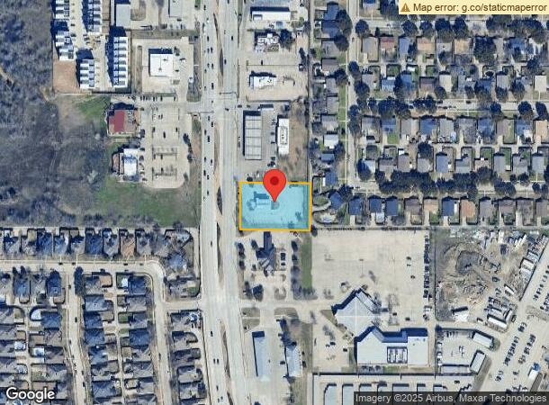  4842 Main St, The Colony, TX Parcel Map