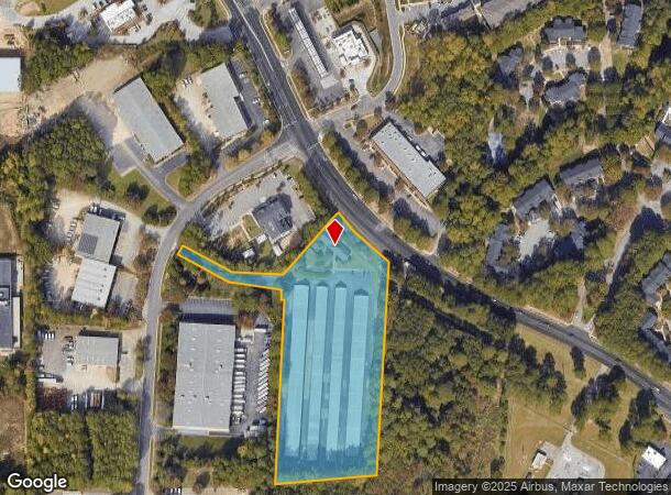 2110 Ten Ten Rd, Apex, NC Parcel Map