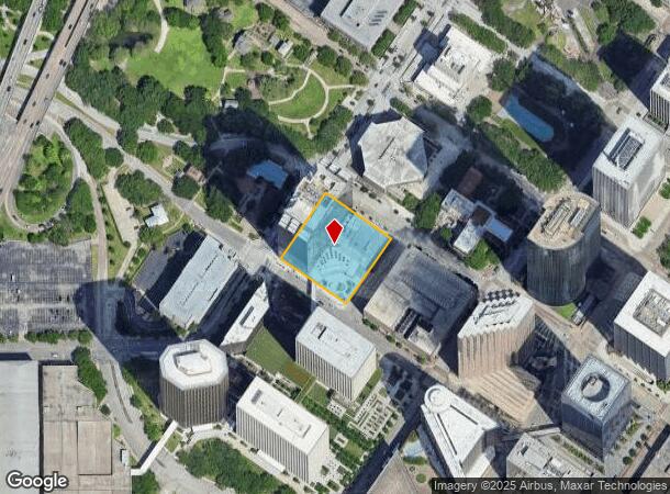 1111 Bagby St, Houston, TX Parcel Map