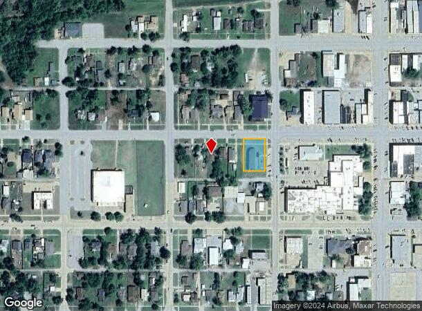  300 W Broadway St, Anadarko, OK Parcel Map