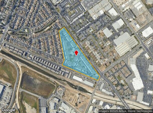  890 Hotspring Dr, Corona, CA Parcel Map