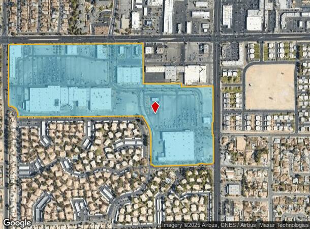  3055 E Tropicana Ave, Las Vegas, NV Parcel Map