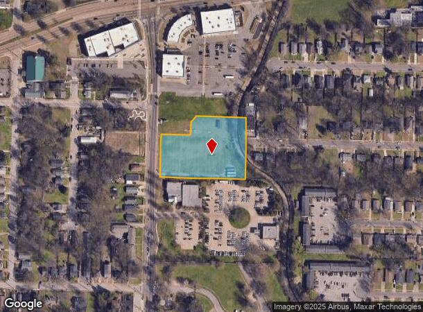  456 Tillman St, Memphis, TN Parcel Map