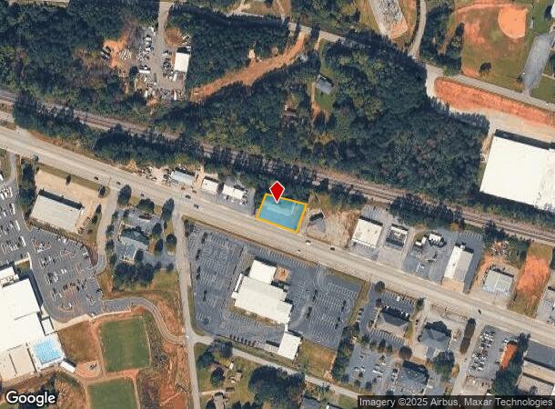1629 E Main St, Easley, SC Parcel Map