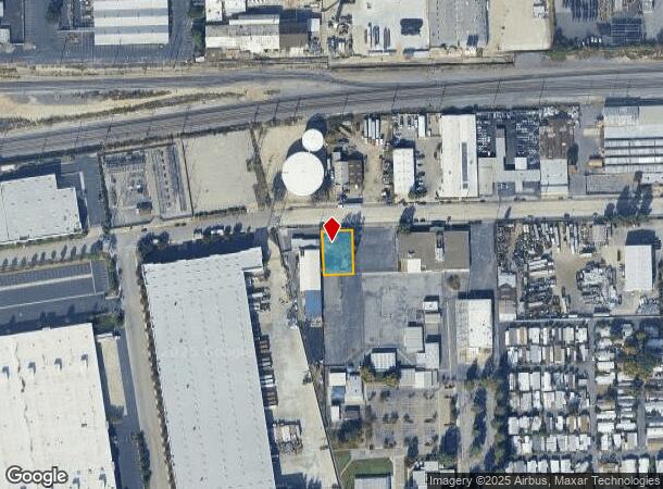 1580 W 2Nd St, Pomona, CA Parcel Map