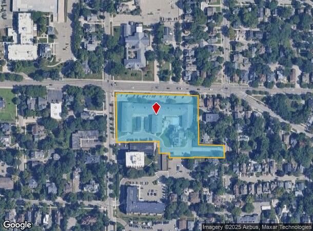 500 Fulton St E, Grand Rapids, MI Parcel Map