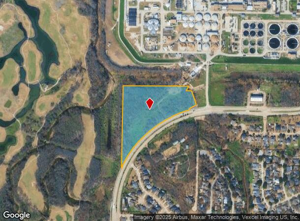 2201 W Green Oaks Blvd, Arlington, TX Parcel Map
