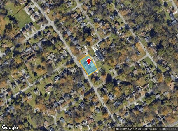  1601 Stratford Ave, Nashville, TN Parcel Map