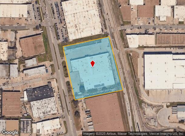  10700 Harry Hines Blvd, Dallas, TX Parcel Map