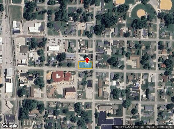 202 E Locust St, Fort Branch, IN Parcel Map