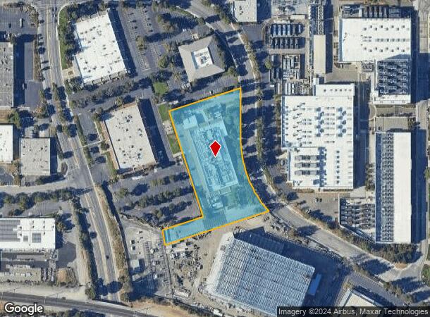  2630 Walsh Ave, Santa Clara, CA Parcel Map