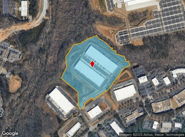  6520 Corporate Ct, Alpharetta, GA Parcel Map