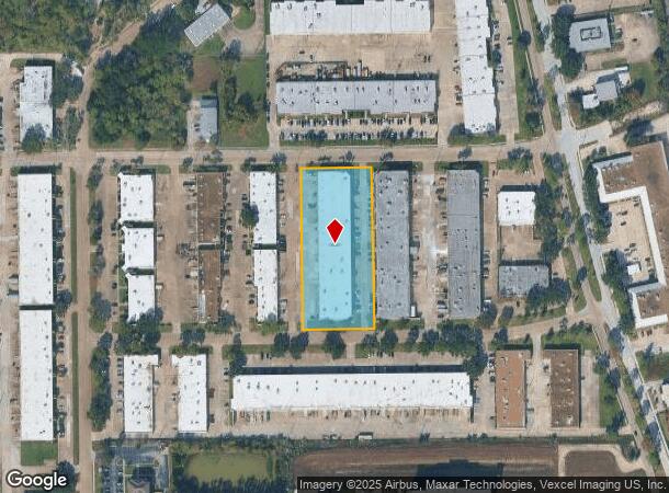 747 Benmar Dr, Houston, TX Parcel Map