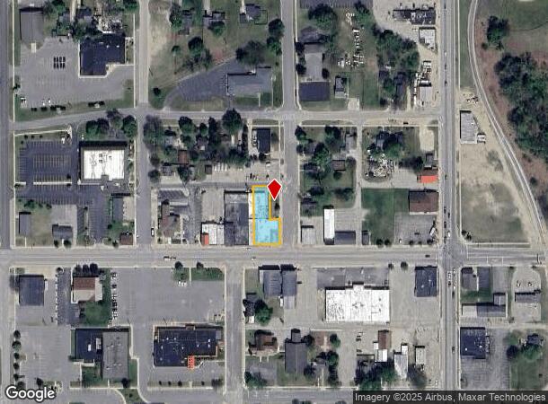 1109 E Wilcox Ave, White Cloud, MI Parcel Map