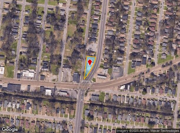  1396 Jackson Ave, Memphis, TN Parcel Map