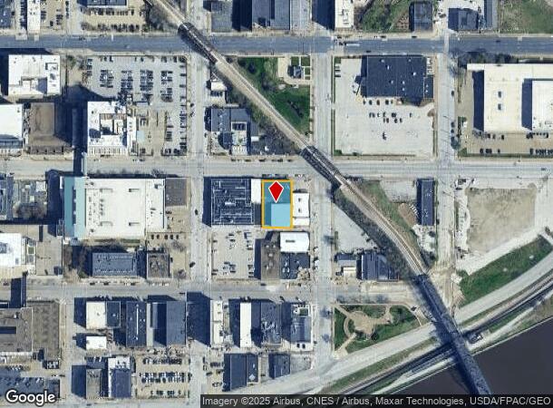  323 E 3Rd St, Davenport, IA Parcel Map