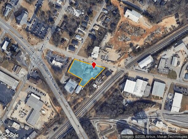  866 Athens St, Gainesville, GA Parcel Map