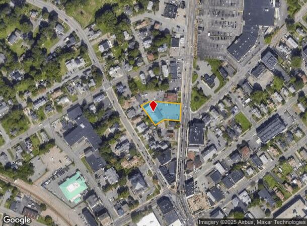  713 Washington St, Stoughton, MA Parcel Map