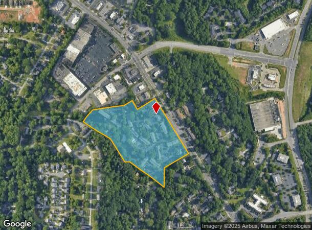 2700 Reynolda Rd, Winston Salem, NC Parcel Map