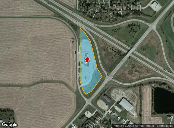  805 S Hemlock St, Le Roy, IL Parcel Map